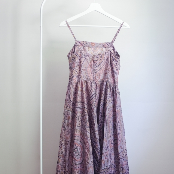 Long Purple Silk Dress - Picture 3 of 4